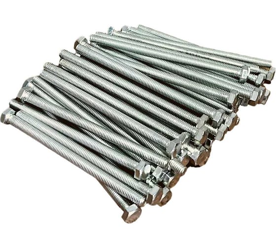 Изображение товара Болт 23 БОЛТА 6x100 мм полная резьба ОЦ DIN933 к.п.8.8 (50 шт.) бп6100прф50