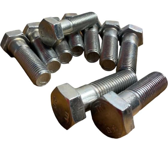 Изображение товара Высокопрочный болт 23 БОЛТА М16x55 ОЦ к.п.8.8 DIN 931 (10 шт.) А02001605533005