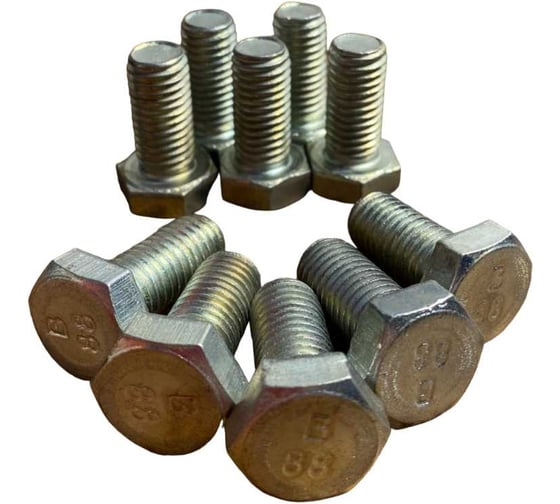 Изображение товара Болт 23 БОЛТА высокопрочный М12x25 ОЦ к.п.8.8 DIN933 (10 шт.) А02001202531507