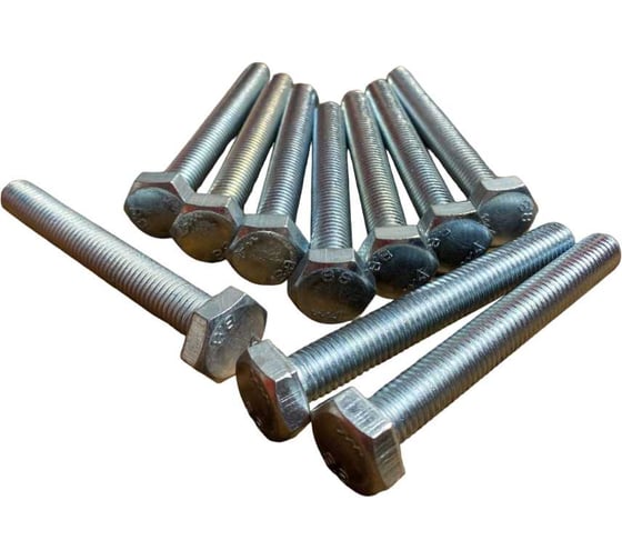 Изображение товара Болт 23 БОЛТА высокопрочный М10x90 ОЦ к.п.8.8 DIN933 (10 шт) А02001009031598