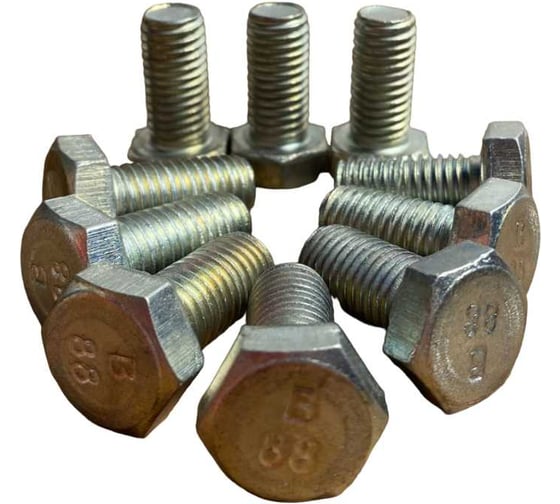 Изображение товара Болт 23 БОЛТА высокопрочный М12x30 ОЦ к.п.8.8 DIN933 (10 шт.) А02001203031507