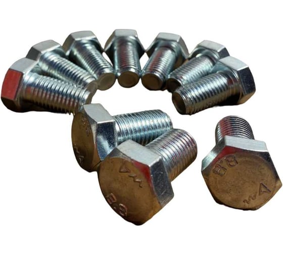 Изображение товара Болт 23 БОЛТА высокопрочный М16x30 ОЦ к.п.8.8 DIN933 (10 шт.) А02001603033123