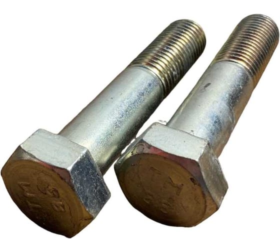 Изображение товара Болт 23 БОЛТА высокопрочный М24x140 ОЦ к.п.8.8 DIN931 (2 шт.) дин931ц8.8-24140