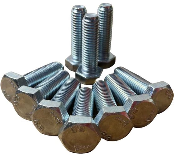Изображение товара Болт 23 БОЛТА высокопрочный М12x55 ОЦ к.п.8.8 DIN933, 10 шт. А02001205532028