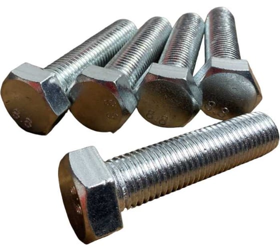 Изображение товара Высокопрочный болт 23 БОЛТА М20x80 ОЦ к.п.8.8 DIN933 (5 шт.) А02002008002023