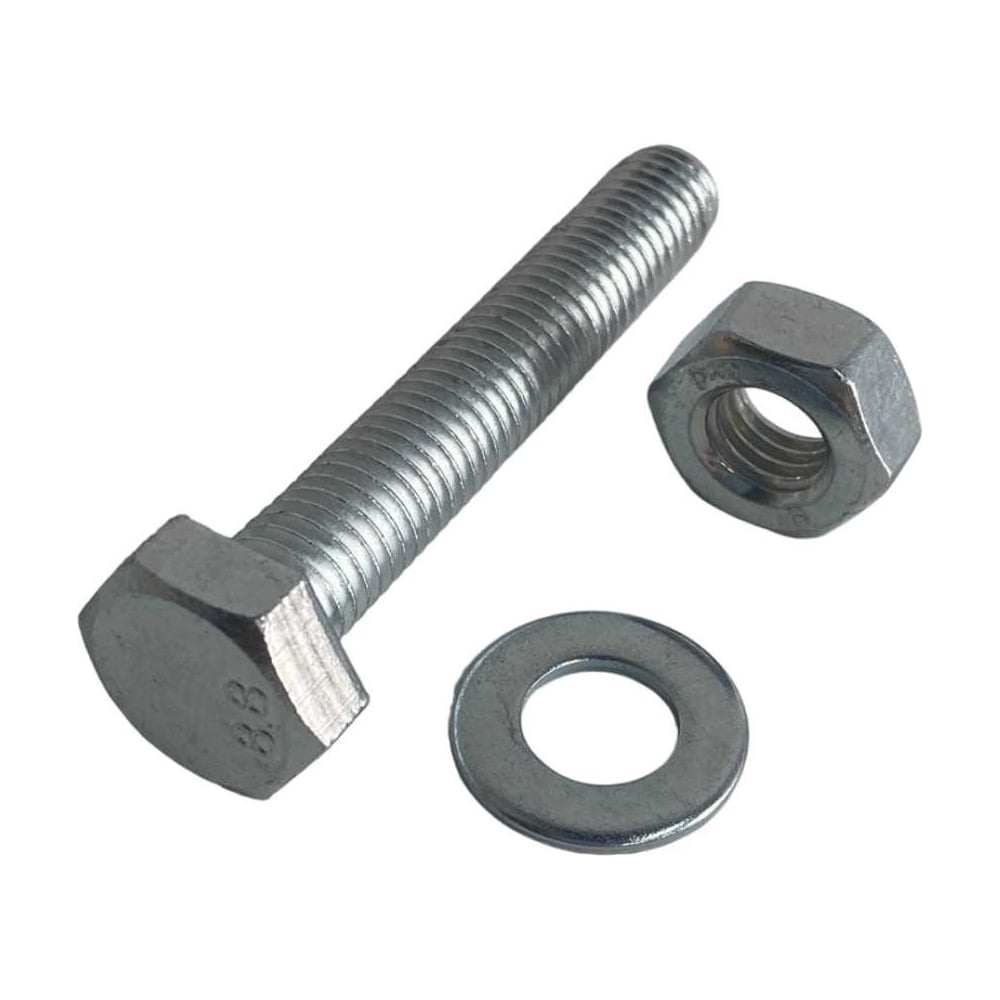 Изображение товара Болт 23 БОЛТА 8x80 мм с гайкой и шайбой DIN933