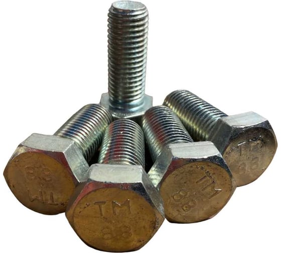Изображение товара Высокопрочный болт 23 БОЛТА М24x60 ОЦ к.п.8.8 DIN933 (5 шт.) А02002406032023