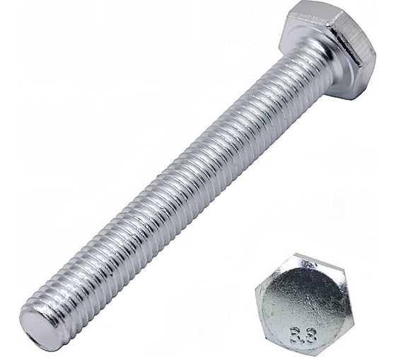 Изображение товара Болт 23 БОЛТА высокопрочный М10x140 ОЦ к.п.8.8 DIN933 (10шт) бп10140пр