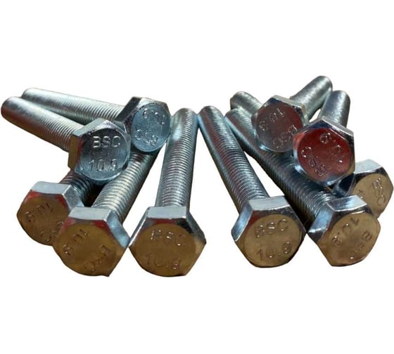 Изображение товара Болт высокопрочный 23 Болта ОЦ 8x60 мм, к.п.10.9 DIN933, 10 шт. А02400806032605