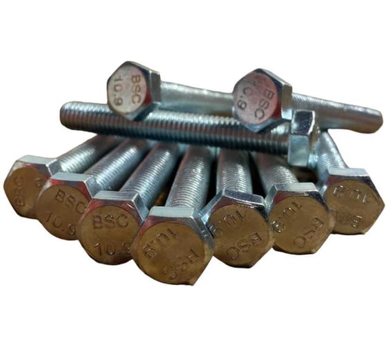 Изображение товара Высокопрочный болт 23 БОЛТА ОЦ 8x70 мм, к.п.10.9 DIN933, 10 шт. А02400807032605