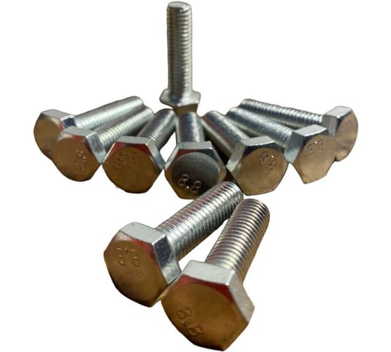 Изображение товара Болт 23 БОЛТА высокопрочный М8x30 ОЦ к.п.8.8 DIN933 (10 шт) А02000803031507