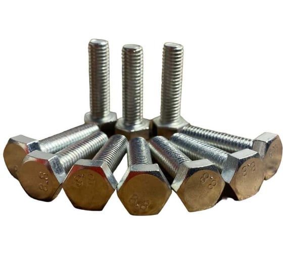 Изображение товара Болт 23 БОЛТА высокопрочный М8x35 ОЦ к.п.8.8 DIN933 (10 шт) А02000803531307