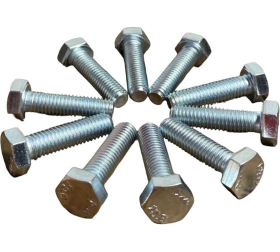 Изображение товара Высокопрочный болт 23 БОЛТА ОЦ 8x25 мм, к.п.10.9 DIN933, 10 шт. А02400802532605