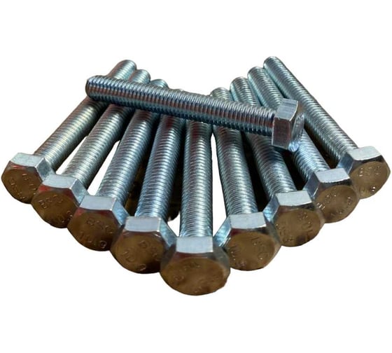 Изображение товара Высокопрочный болт 23 БОЛТА ОЦ 8x50 мм, к.п.10.9 DIN933, 10 шт. А02400805032505