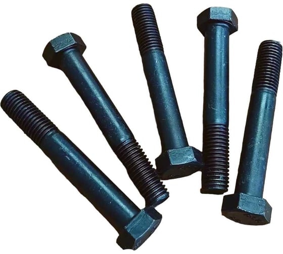 Изображение товара Высокопрочный болт черный 23 БОЛТА М20x85 мм к.п.8.8 DIN931 (5 шт.) А02002008502023