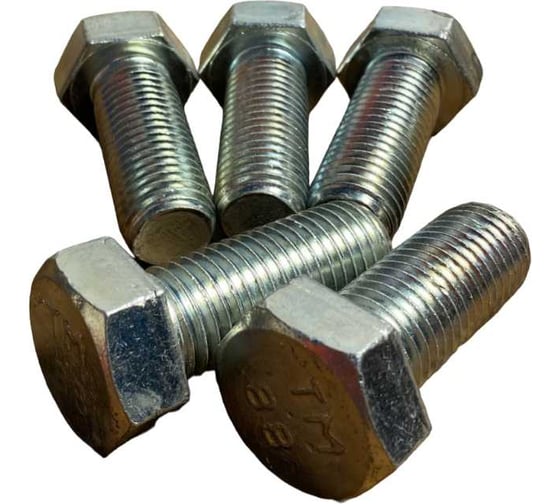 Изображение товара Болт 23 БОЛТА высокопрочный М24x50 ОЦ к.п.8.8 DIN933 (5 шт.) А02002405035102