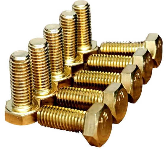 Изображение товара Болт латунный 23 Болта 6x14 DIN933,10 шт ОФ020416