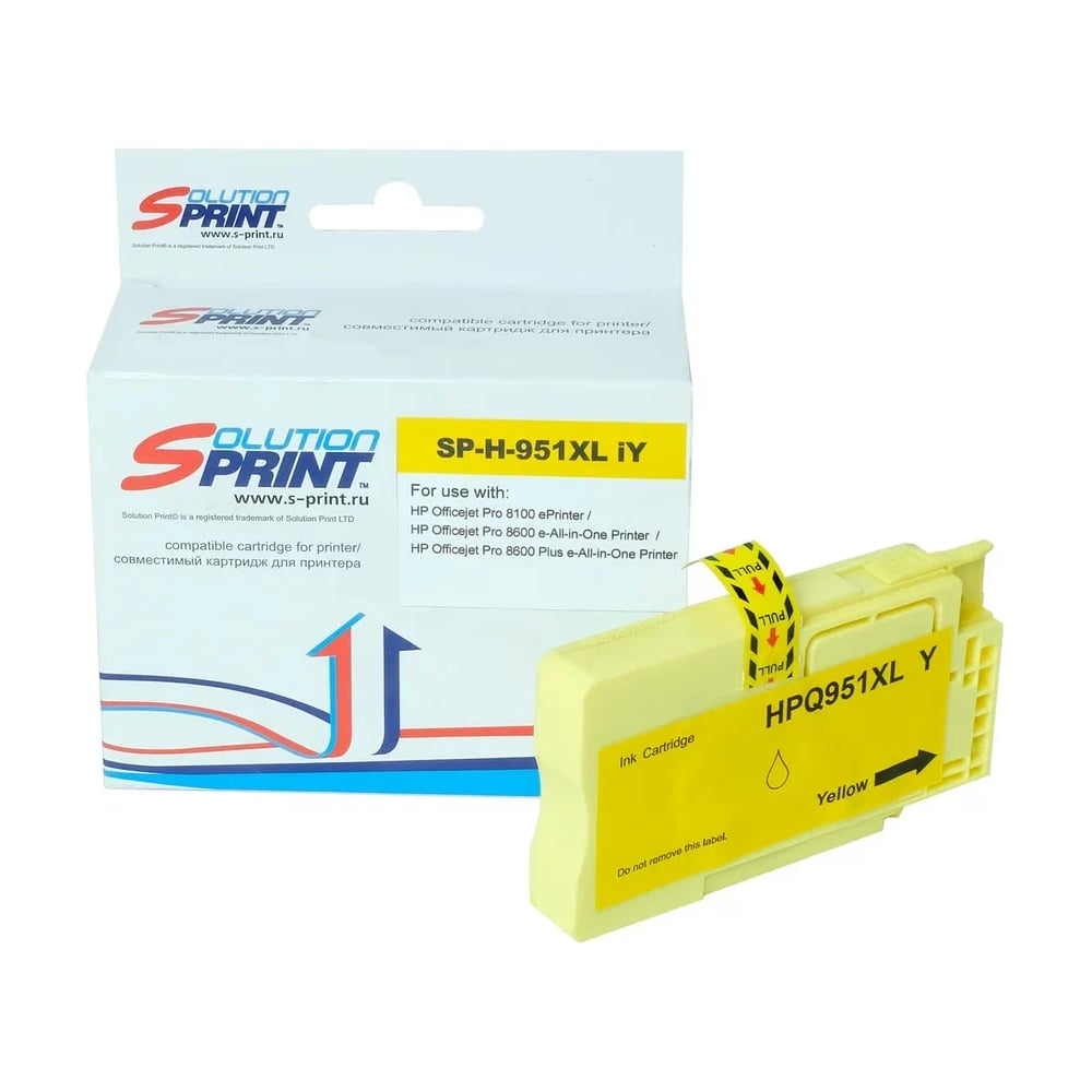Изображение товара Картридж Solution print SP 951XL желтый для HP совместимый 111203