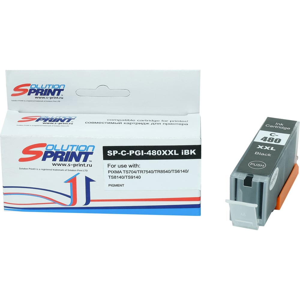 Изображение товара Картридж Solutionprint SP PGI-480PGBK XXL для Canon черный пигмент 2077C001