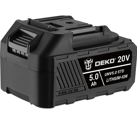 Изображение товара Аккумулятор DEKO UNV5.0 STD, Li-ion, 20В, 5.0Аxч 063-4495