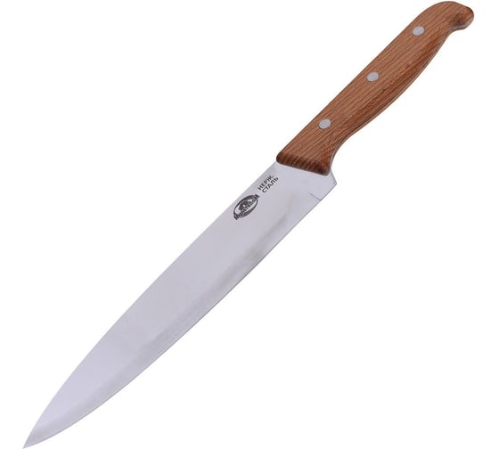 Изображение товара Кухонный нож МУЛЬТИДОМ НАШЕ Ретро-ШЕФ, общая длина 30 см, длина лезвия 19 см МТ57-90