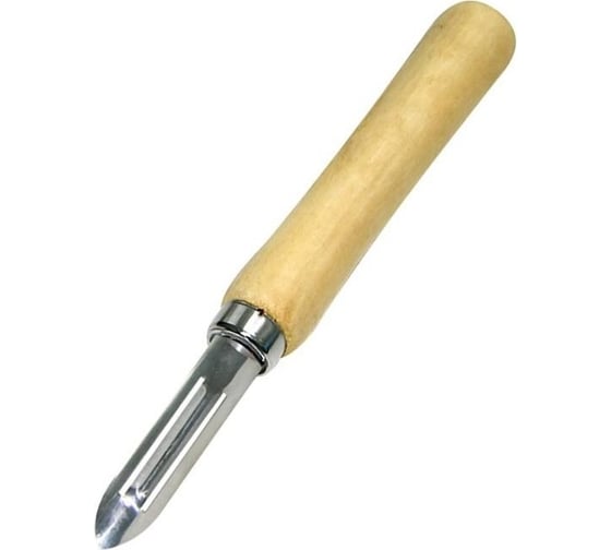 Изображение товара Овощечистка МУЛЬТИДОМ Ретро с деревянной ручкой AN57-75