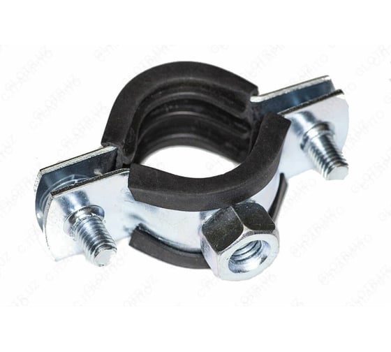 Изображение товара Хомут сантехнический для труб СВК с гайкой М6, 47-53 мм, 1 1/2" Н0000027448