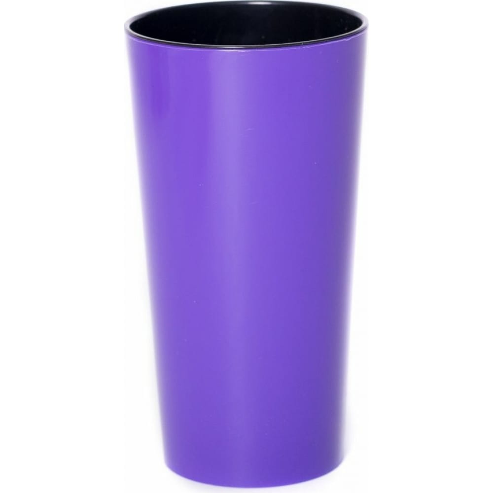 Купить Кашпо для цветов со вставкой gardenplast камелия фиолетовый, высота 260 мм, 4814132003336 00045