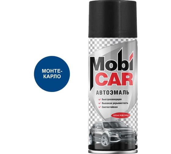 Изображение товара Аэрозольная автоэмаль Mobicar 520 мл 403 монте-карло 0501-403 MC