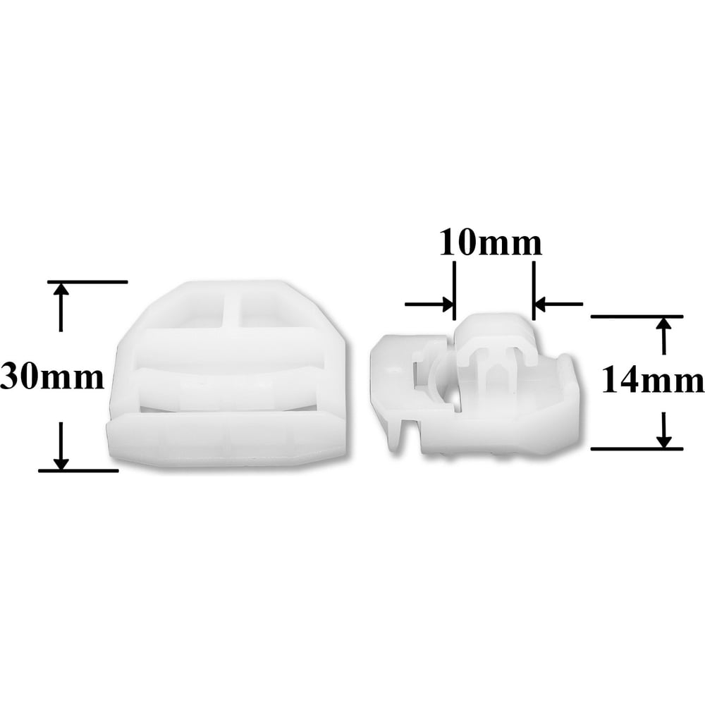 Изображение товара Автокрепеж для Mercedes 10 штук A0069883578 фиксация молдингов пластик