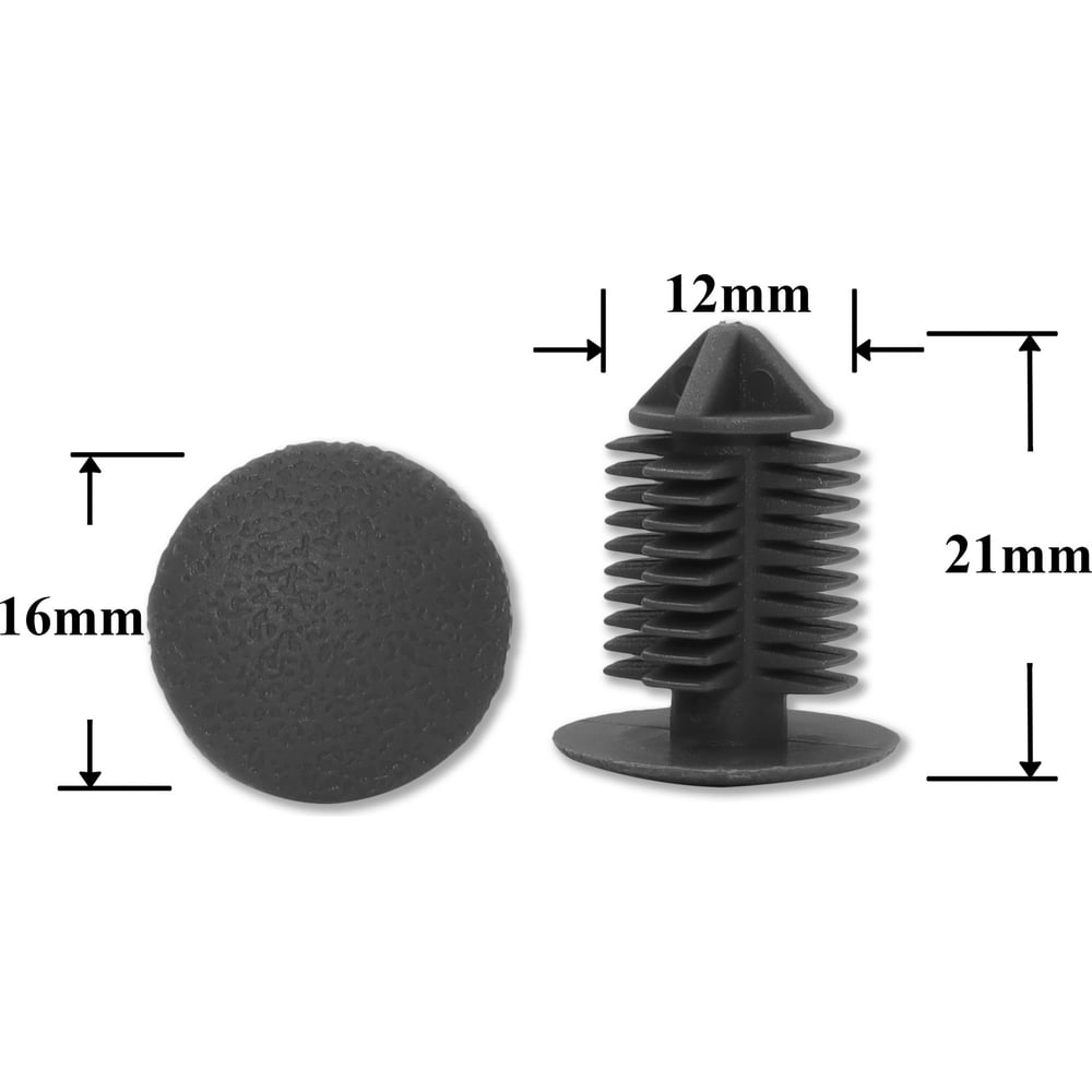 Изображение товара Комплект автокрепежей для Renault 10 шт пластиковые с елочкой