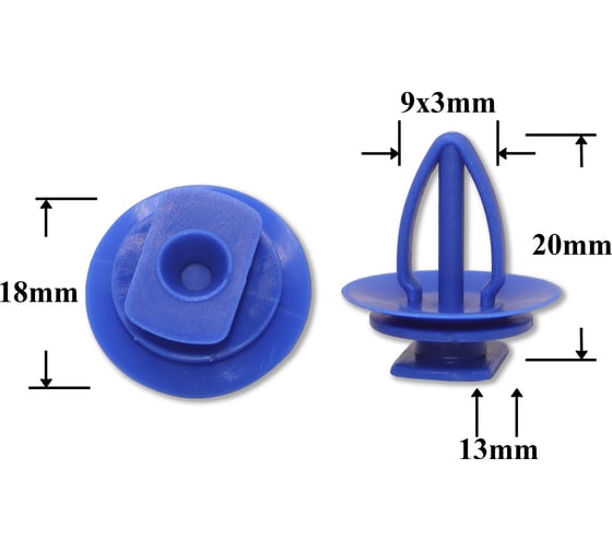 Изображение товара Автокрепеж для Infiniti, Nissan 80186729901c8, 80186729901c Крепавто 1317