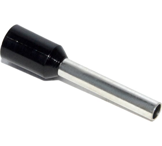 Изображение товара Штыревой втулочный изолированный наконечник KLR KTE 1.5-12V 1,5мм2/L=12мм/Чёрный 101512V