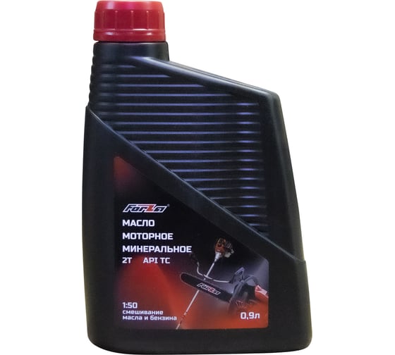 Изображение товара Масло моторное двухтактное минеральное API TС 0.9 л FORZA FZ05.01.02.014