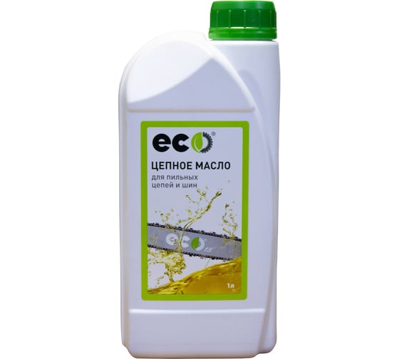 Изображение товара Масло цепное, для пильных цепей и шин 1 л ECO ЕСО05.01.02.008