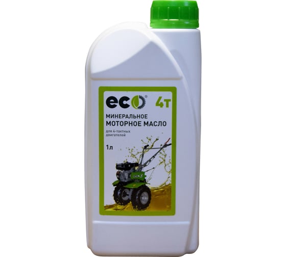 Изображение товара Масло моторное 4х тактное минеральное SAE 10W-30 API 1 л ECO ЕСО05.01.02.003