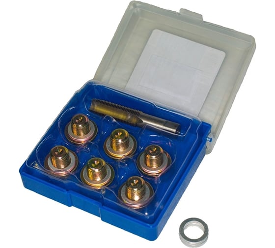 Изображение товара Набор для восстановления резьбы маслосливных отверстий VERTUL M15 x 1,5 VR50207C