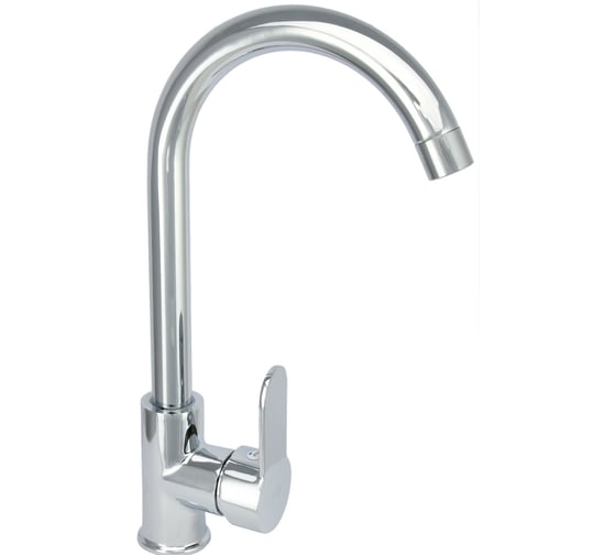 Изображение товара Смеситель для мойки Istok одноручный life с поворотным высоким R-изливом, 35 картридж 0402.405