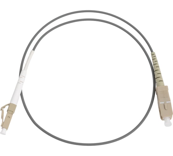 Изображение товара Оптический патч-корд TopLAN симплексный, MM 62,5/125, 0,5 м, PC-TOP-OM1-LC/P-SC/P-0.5