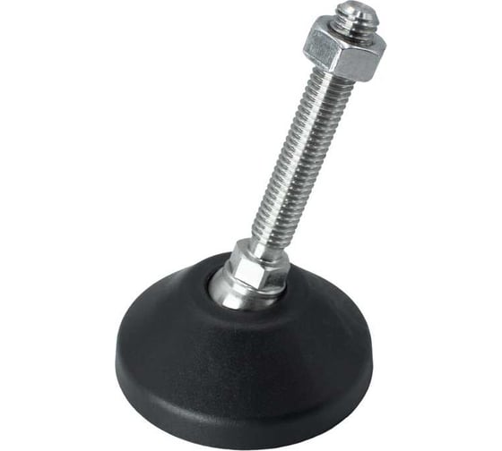 Изображение товара Регулируемая опора Алтервиа черная M8x50 до 360 кг, упаковка 4 штуки A00021.1105008050.4