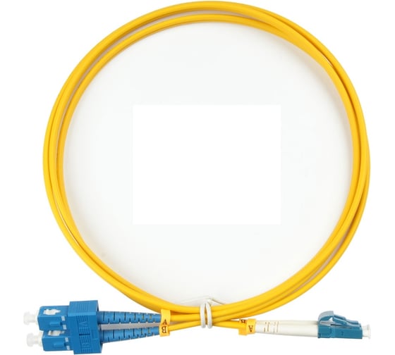 Изображение товара Оптический патч-корд TopLAN дуплексный SM, 20.0 м DPC-TOP-652-LC/U-SC/U-20