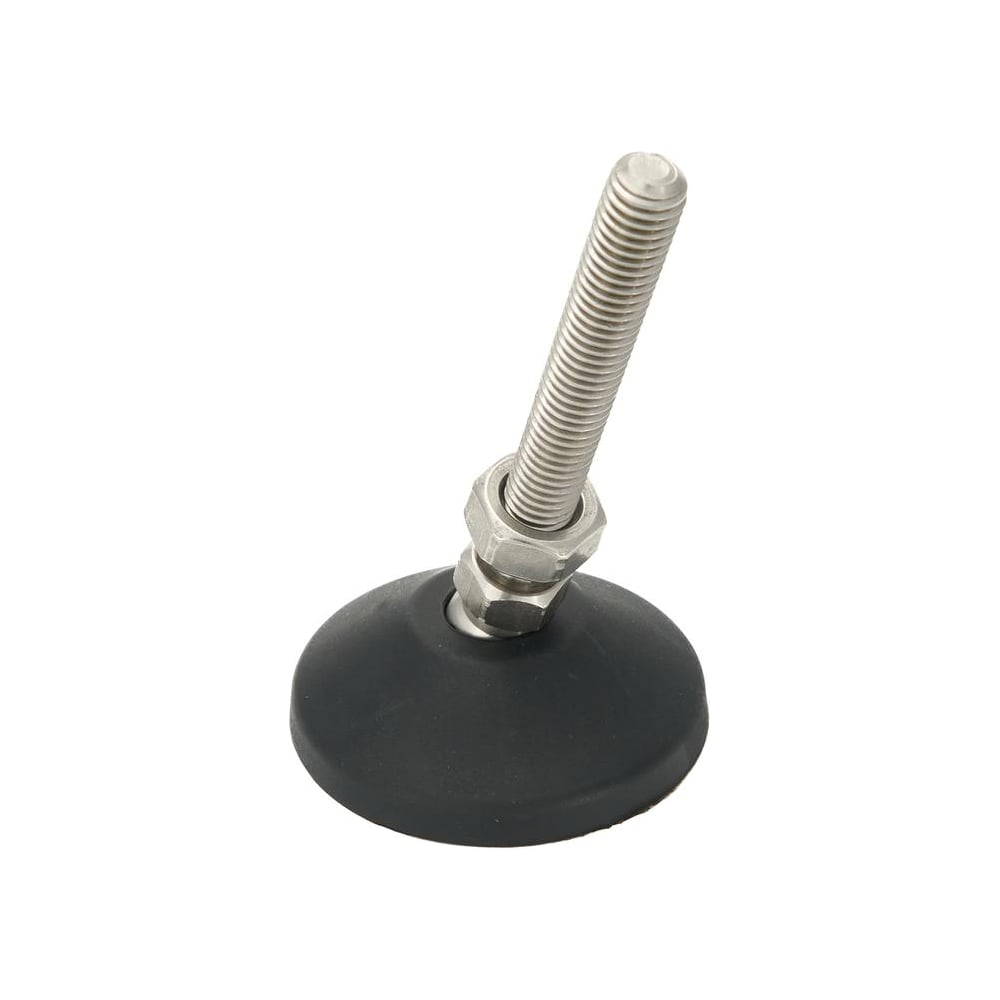 Изображение товара Опора шарнирная с наружной резьбой Алтервиа 4 шт цилиндрическая М10 полиамид сталь цинк