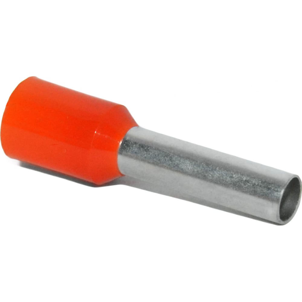 фото Штыревой втулочный изолированный наконечник klr kte 4-12 4mm2/l=12mm/оранжевый 1040120
