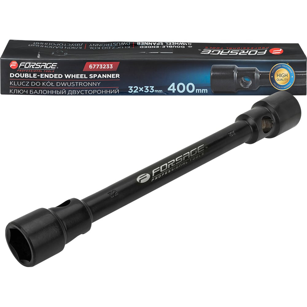Изображение товара Ключ баллонный двусторонний усиленный Forsage 32x33 L-400мм