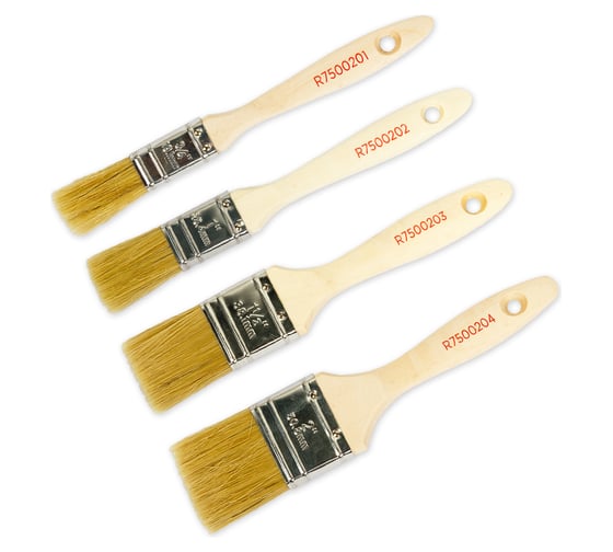 Изображение товара Набор флейцевых кистей ARNEZI 4шт. натуральная щетина R7502104