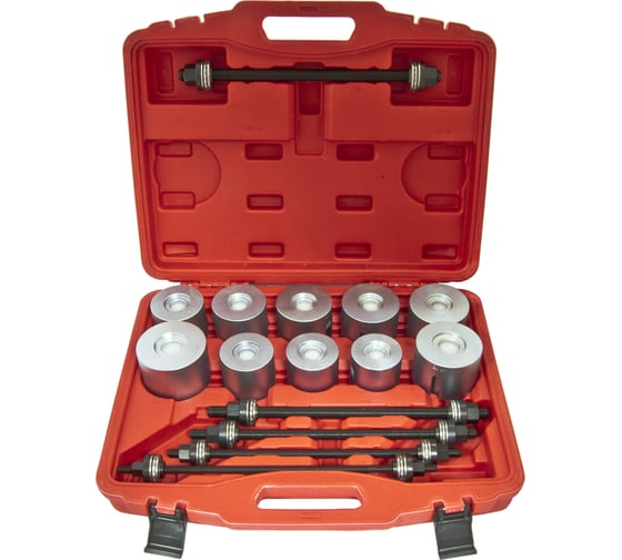 Изображение товара Набор для замены сайлентблоков, втулок и подшипников 27пр. Эврика ER-86600 806464