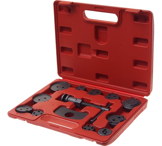 Изображение товара Набор для обслуживания тормозных цилиндров ЭВРИКА 13 предметов, в кейсе ER-88107