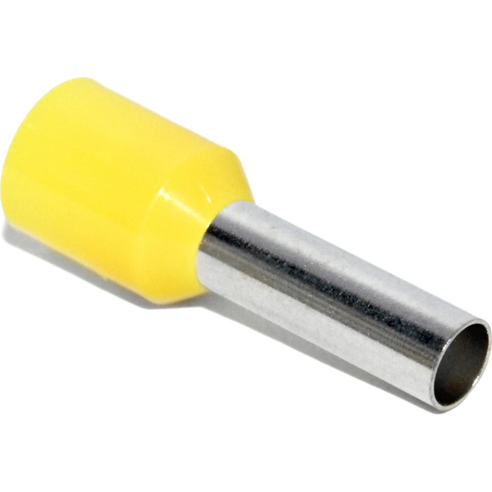 фото Штыревой втулочный изолированный наконечник klr kte 6-12 6mm2/l=12mm/желтый 1060120