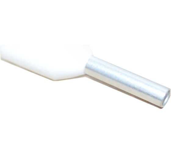 Изображение товара Штыревой втулочный изолированный наконечник KLR KTE 2x0.5-8 2х0.5мм2/L=8мм/белый 205008
