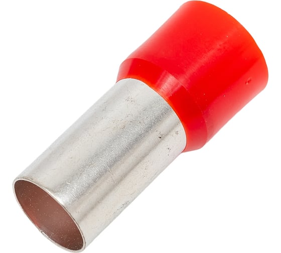 Изображение товара Штыревой втулочный изолированный наконечник KLR KTE 95-25 95мм2/L=25мм/Красный 1095025